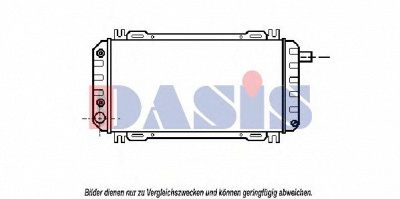AKS DASIS 090980n -  Радиатор, охлаждение двигателя